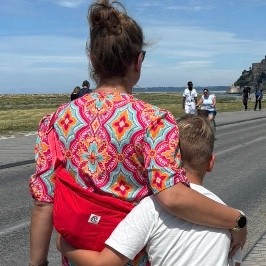 Merijn en mama in actie